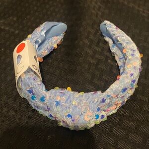 Blue Sequin Headband by icing